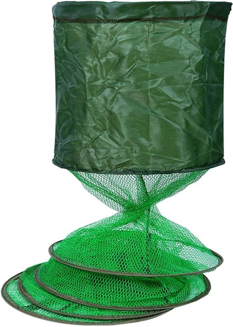 Collapsible Fshing Net Cage Fish Basket Steel Round Portable Fish .